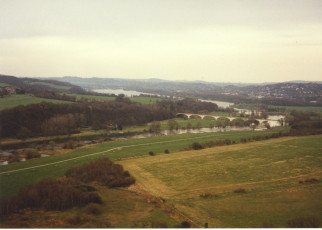 A view from the county castle named "Wasserburg Kemnade"