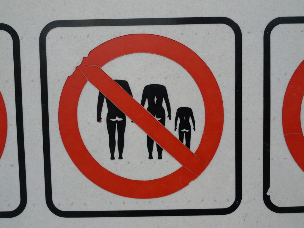 Headless naked people not welcome here